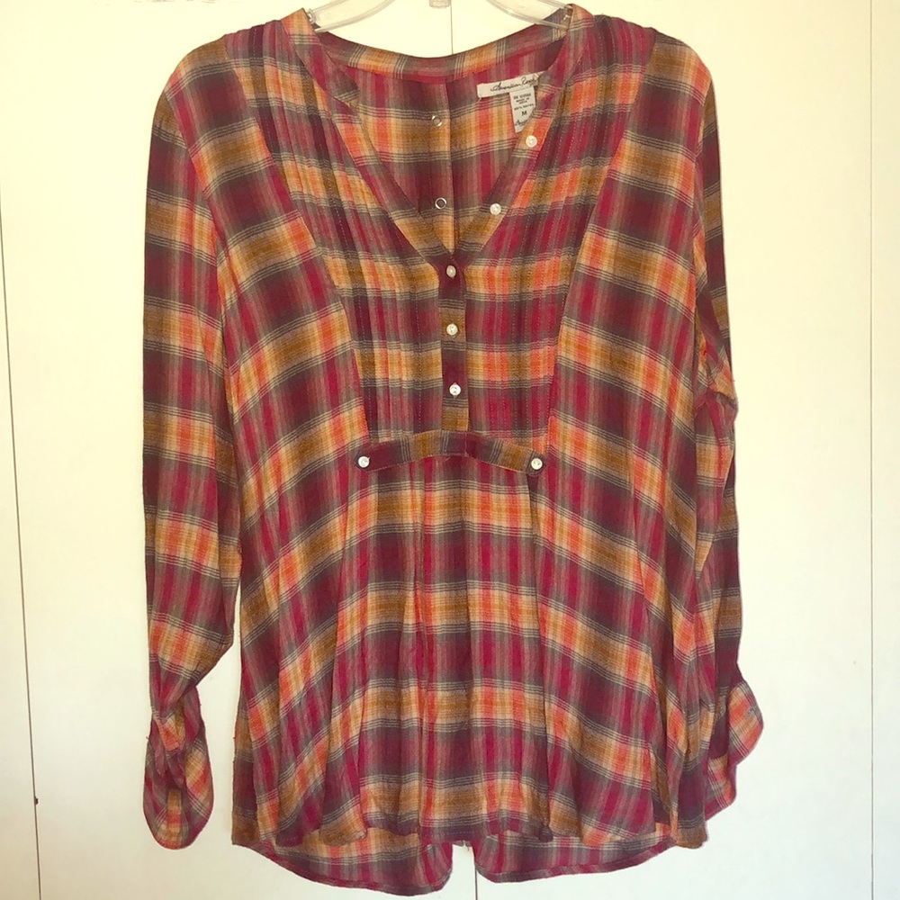 Plaid top